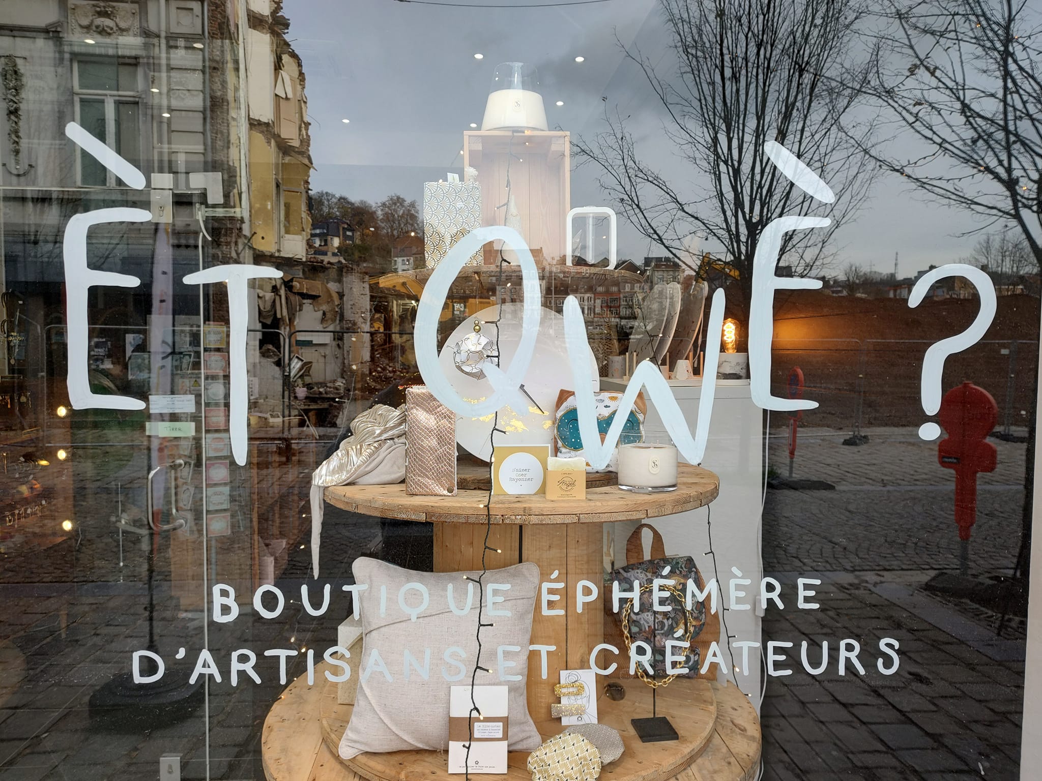 Et Qwè, 7ème édition de la boutique éphémère d'artisans et créateurs à Verviers