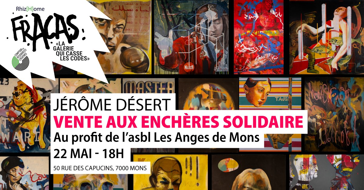 Vente aux enchères solidaire - Oeuvres de Jérôme Désert