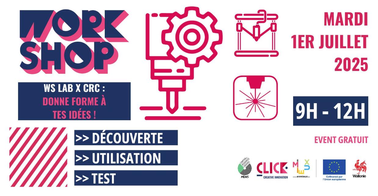 Workshop LAB x CRC : Donne forme à tes idées !